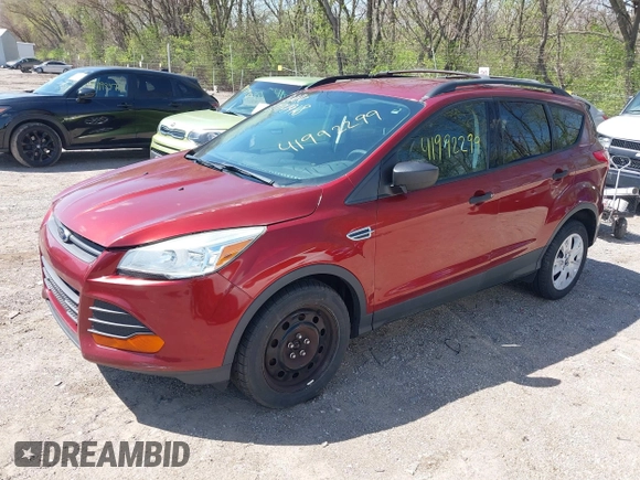 2015 Ford Escape S with VIN 1FMCU0F74FUA26457, listed as a IAAI auction lot 41992299 with 216,519 mi miles. Bid and sale history available at carsss.com. Image 2.
