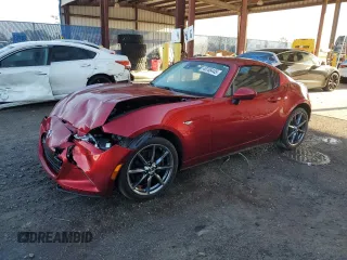 2019 Mazda MX-5 Miata RF Grand Touring with VIN JM1NDAM7XK0306522, listed as a Copart auction lot 48765445 with 61,477 mi miles and Salvage Title. Bid and sale history available at carsss.com. Image 1.