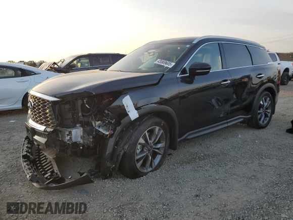 2024 Infiniti QX60 Luxe with VIN 5N1DL1FS7RC341460, listed as a Copart auction lot 43569605 with 4,080 mi miles and Salvage title. Bid and sale history available at DreamBid. Image 1.