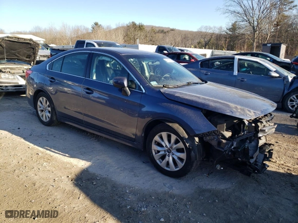 2017 Subaru Legacy Premium with VIN 4S3BNAC65H3024336, listed as a Copart auction lot 47017815 with 59,095 mi miles and Salvage Title. Bid and sale history available at carsss.com. Image 4.