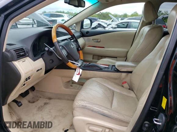 2010 Lexus RX 350 z VIN 2T2BK1BA6AC029407, wystawiony jako Copart lot #57896785 z przebiegiem 207 072 mil mil oraz Szkoda całkowita • Salvage title. Historia ofert i sprzedaży dostępna na DreamBid. Obrazek 7.
