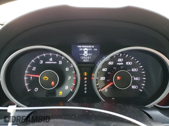 2010 Acura TL Tech with VIN 19UUA8F50AA011092, listed as a Copart auction lot 45583425 with 125,041 mi miles and Salvage Title. Bid and sale history available at carsss.com. Image 9.