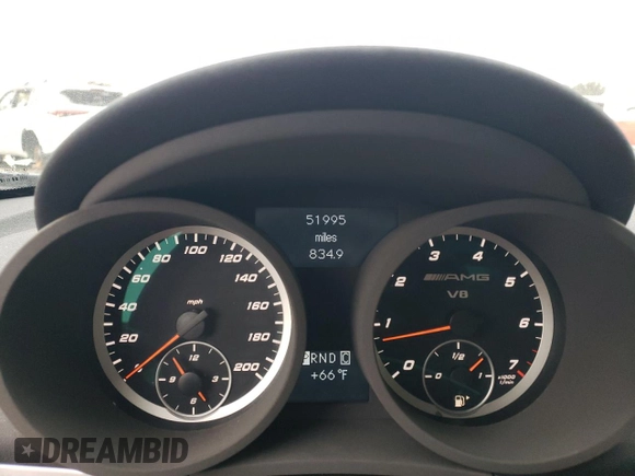 2006 Mercedes-Benz SLK-Class 5.5L AMG with VIN WDBWK73FX6F101788, listed as a Copart auction lot 86853414 with 51,995 mi miles and Salvage Title. Bid and sale history available at carsss.com. Image 9.