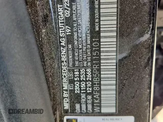2023 Mercedes-Benz C 43 AMG with VIN W1KAF8HB5PR115101, listed as a Copart auction lot 63683285 with 13,488 mi miles and Salvage title. Bid and sale history available at DreamBid. Image 12.