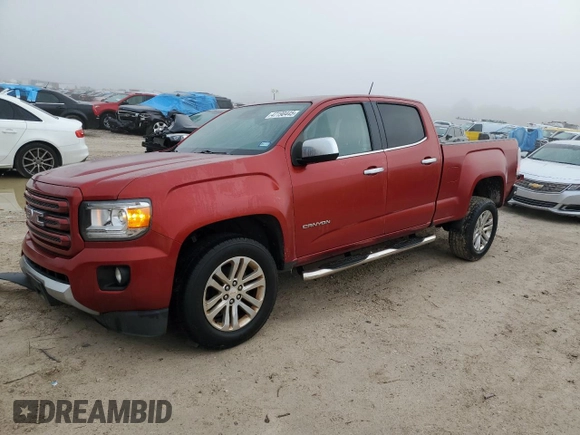 2016 GMC Canyon 2WD SLT with VIN 1GTG5DE39G1191139, listed as a Copart auction lot 47190445 with 95,307 mi miles and Salvage Title. Bid and sale history available at carsss.com. Image 1.