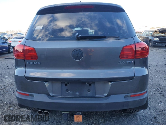 2013 Volkswagen Tiguan with VIN WVGCV3AXXDW611177, listed as a Copart auction lot 82296484 with 95,814 mi miles and Clean Title. Bid and sale history available at DreamBid. Image 6.