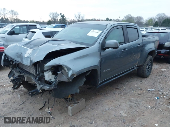 2018 Chevrolet Colorado 4WD ZR2 with VIN 1GCPTEE12J1297871, listed as a IAAI auction lot 41816842 with 101,872 mi miles. Bid and sale history available at carsss.com. Image 2.