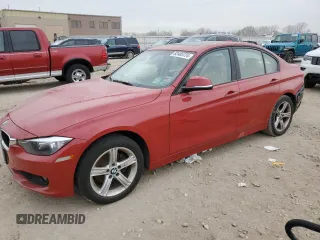 2014 BMW 3 Series 328i xDrive with VIN WBA3B5C57EF599556, listed as a Copart auction lot 82405724 with 91,665 mi miles and Salvage Title. Bid and sale history available at carsss.com. Image 1.
