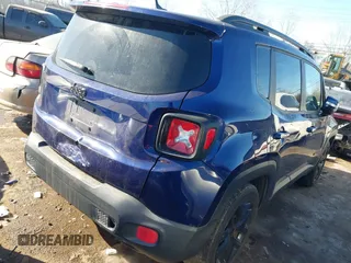 2017 Jeep Renegade Latitude with VIN ZACCJABB8HPF52446, listed as a IAAI auction lot 41406812 with 122,467 mi miles and . Bid and sale history available at DreamBid. Image 4.