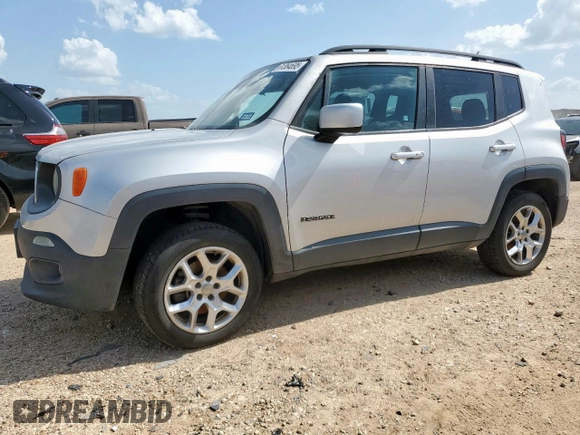2017 Jeep Renegade Altitude with VIN ZACCJBBB3HPE90038, listed as a Copart auction lot 61364695 with 214,937 mi miles and Salvage title. Bid and sale history available at DreamBid. Image 1.