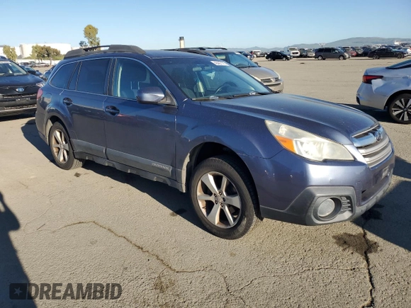 2014 Subaru Outback Premium with VIN 4S4BRBCC9E3324839, listed as a Copart auction lot 48497175 with 108,819 mi miles and Salvage Title. Bid and sale history available at DreamBid. Image 4.