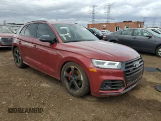 2020 Audi SQ5 Prestige with VIN WA1C4AFY0L2056172, listed as a Copart auction lot 78199674 with 49,800 mi miles and Salvage Title. Bid and sale history available at DreamBid. Image 4.