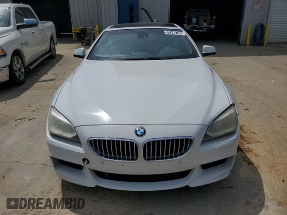 2012 BMW 6 Series 650i with VIN WBALX3C56CC528773, listed as a Copart auction lot 55148745 with 152,708 mi miles and Clean Title. Bid and sale history available at carsss.com. Image 5.