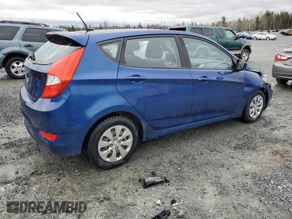 2015 Hyundai Accent GS with VIN KMHCT5AE0FU217489, listed as a Copart auction lot 51782615 with 134,936 mi miles and Salvage Title. Bid and sale history available at carsss.com. Image 3.