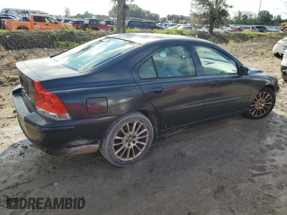 2007 Volvo S60 2.5L Turbo with VIN YV1RH592X72645362, listed as a Copart auction lot 73627514 with 80,947 mi miles and Salvage Title. Bid and sale history available at carsss.com. Image 3.