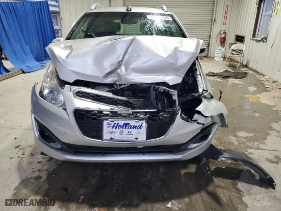 2015 Chevrolet Spark LT with VIN KL8CF6S90FC792807, listed as a Copart auction lot 43500435 with 110,358 mi miles and Salvage Title. Bid and sale history available at carsss.com. Image 5.
