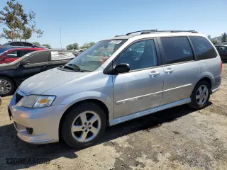 2003 Mazda MPV LX with VIN JM3LW28J030340068, listed as a Copart auction lot 67443944 with 142,896 mi miles and Clean Title. Bid and sale history available at carsss.com. Image 1.