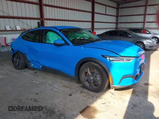 2022 Ford Mustang Mach-E Select with VIN 3FMTK1RM9NMA60359, listed as a IAAI auction lot 42633622 with 17,068 mi miles and . Bid and sale history available at DreamBid. Image 1.
