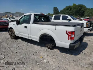 2018 Ford F-150 XL with VIN 1FTMF1C5XJFD87474, listed as a Copart auction lot 66632514 with 91,921 mi miles and Salvage title. Bid and sale history available at DreamBid. Image 2.