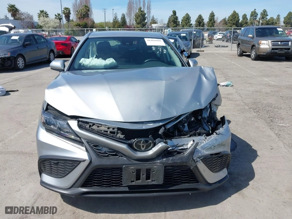 2021 Toyota Camry SE Nightshade with VIN 4T1G11AK2MU486841, listed as a IAAI auction lot 41888808 with 74,951 mi miles. Bid and sale history available at carsss.com. Image 12.