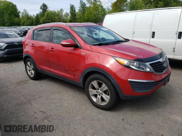 2013 Kia Sportage LX with VIN KNDPBCA2XD7500836, listed as a Copart auction lot 54948685 with 96,591 mi miles and Clean Title. Bid and sale history available at carsss.com. Image 4.