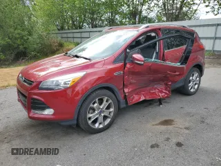 2015 Ford Escape Titanium z VIN 1FMCU9J94FUB92166, wystawiony jako Copart lot #61371055 z przebiegiem 96 439 mil mil oraz Szkoda całkowita • Salvage title. Historia ofert i sprzedaży dostępna na DreamBid. Obrazek 1.
