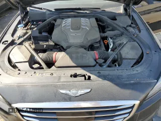 2017 Genesis G80 5.0L Ultimate with VIN KMHGN4JFXHU199715, listed as a Copart auction lot 72476994 with 133,454 mi miles and Clean Title. Bid and sale history available at carsss.com. Image 11.