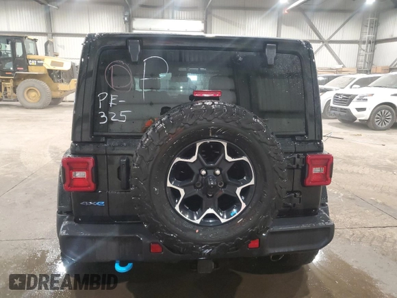 2022 Jeep Wrangler Unlimited Rubicon with VIN 1C4JJXR68NW259728, listed as a Copart auction lot 54884685 with 87,262 mi miles and Clean title. Bid and sale history available at DreamBid. Image 6.