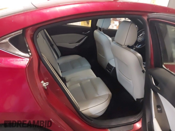 2017 Mazda 6 Grand Touring with VIN JM1GL1X57H1135401, listed as a IAAI auction lot 41722330 with 100,869 mi miles. Bid and sale history available at carsss.com. Image 8.