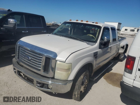 2010 Ford F-350 XL with VIN 1FTWW3DR1AEB32563, listed as a Copart auction lot 80013484 with 187,978 mi miles and Salvage title. Bid and sale history available at DreamBid. Image 1.