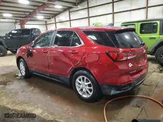 2023 Chevrolet Equinox LT with VIN 3GNAXUEG1PL130533, listed as a Copart auction lot 44833205 with 47,153 mi miles and Non Repairable. Bid and sale history available at carsss.com. Image 2.