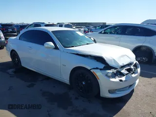 2013 BMW 3 Series 335i with VIN WBADX7C52DJ589093, listed as a IAAI auction lot 42159570 with 107,924 mi miles and . Bid and sale history available at carsss.com. Image 1.