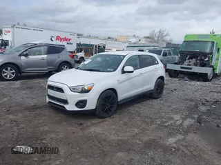 2014 Mitsubishi Outlander Sport ES with VIN 4A4AR3AU4EE013172, listed as a IAAI auction lot 41953645 with 145,322 mi miles. Bid and sale history available at carsss.com. Image 17.