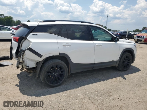 2021 GMC Terrain SLE z VIN 3GKALTEV4ML328648, wystawiony jako Copart lot #61897925 z przebiegiem 75 674 mil mil oraz Szkoda całkowita • Salvage title. Historia ofert i sprzedaży dostępna na DreamBid. Obrazek 3.