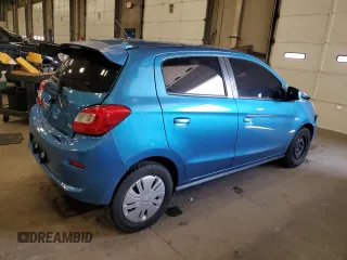 2018 Mitsubishi Mirage ES with VIN ML32A3HJ3JH007020, listed as a Copart auction lot 57400875 with 111,177 mi miles and Salvage title. Bid and sale history available at DreamBid. Image 3.