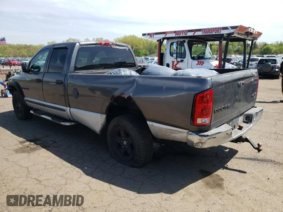 2002 Dodge 1500 z VIN 3D7HU18N02G140311, wystawiony jako Copart lot #55506095 z przebiegiem 144 280 mil mil oraz Szkoda całkowita • Salvage title. Historia ofert i sprzedaży dostępna na DreamBid. Obrazek 2.