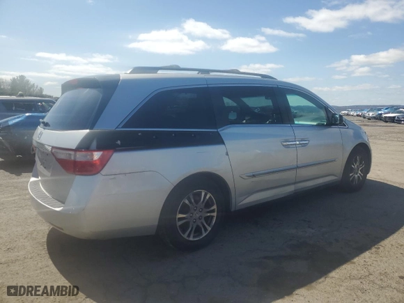 2012 Honda Odyssey EX with VIN 5FNRL5H49CB113955, listed as a Copart auction lot 48673585 with 171,086 mi miles and Clean Title. Bid and sale history available at carsss.com. Image 3.