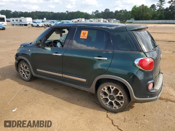 2014 FIAT 500L Trekking with VIN ZFBCFADH6EZ021863, listed as a Copart auction lot 54684315 with 179,874 mi miles and Salvage Title. Bid and sale history available at DreamBid. Image 2.
