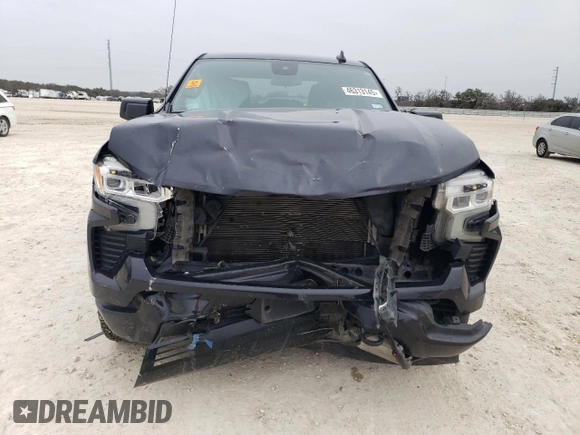 2022 Chevrolet Silverado 1500 RST with VIN 1GCPADED3NZ546440, listed as a Copart auction lot 46313145 with 69,636 mi miles and Salvage Title. Bid and sale history available at DreamBid. Image 5.