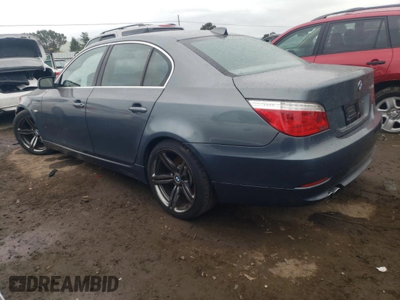 2008 BMW 5 Series 550i with VIN WBANW53508CT34559, listed as a Copart auction lot 49057624 with 119,058 mi miles and Salvage Title. Bid and sale history available at carsss.com. Image 2.