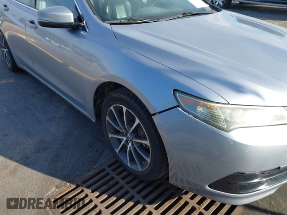 2015 Acura TLX V6 Tech with VIN 19UUB2F51FA017999, listed as a IAAI auction lot 41451757 with 123,619 mi miles. Bid and sale history available at carsss.com. Image 19.