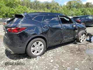 2021 Chevrolet Blazer LT with VIN 3GNKBJRS8MS572047, listed as a Copart auction lot 55783135 with 96,744 mi miles and Salvage title. Bid and sale history available at DreamBid. Image 3.