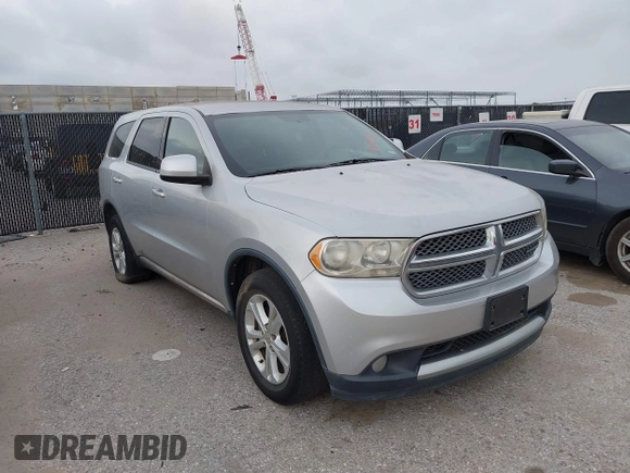 2013 Dodge Durango SXT with VIN 1C4RDHAG8DC647434, listed as a IAAI auction lot 42368085 with 77,533 mi miles and . Bid and sale history available at DreamBid. Image 1.