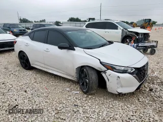 2024 Nissan Sentra SR with VIN 3N1AB8DV2RY382265, listed as a Copart auction lot 58528095 with 20,314 mi miles and Salvage title. Bid and sale history available at DreamBid. Image 4.
