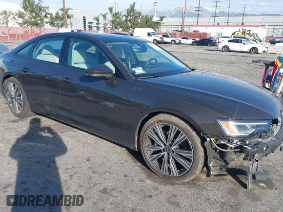 2024 Audi A6 Premium Plus with VIN WAUE3BF23RN004722, listed as a IAAI auction lot 41612193 with 14,519 mi miles and . Bid and sale history available at DreamBid. Image 1.