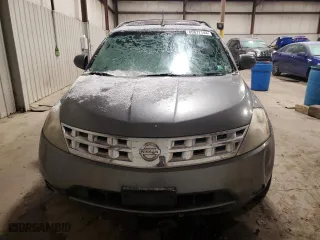 2005 Nissan Murano S with VIN JN8AZ08W35W419424, listed as a Copart auction lot 85877744 with 0 mi miles and Salvage Title. Bid and sale history available at carsss.com. Image 5.
