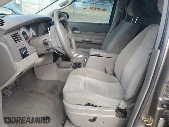 2005 Dodge Durango SLT with VIN 1D4HD48N35F605264, listed as a Copart auction lot 55932775 with 170,548 mi miles and Salvage title. Bid and sale history available at DreamBid. Image 7.