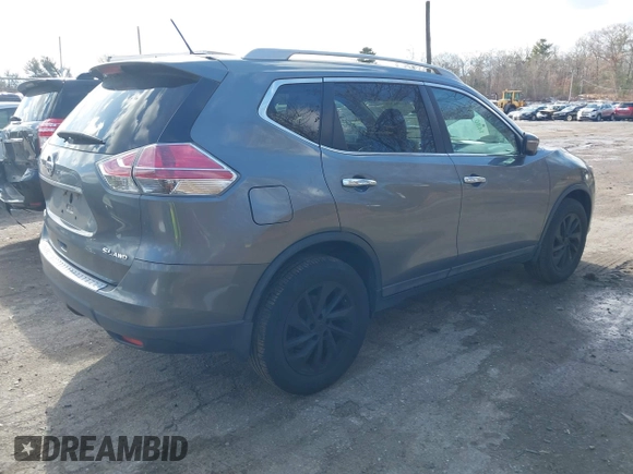 2015 Nissan Rogue SL with VIN 5N1AT2MV4FC862749, listed as a IAAI auction lot 41418258 with 169,968 mi miles and . Bid and sale history available at carsss.com. Image 4.