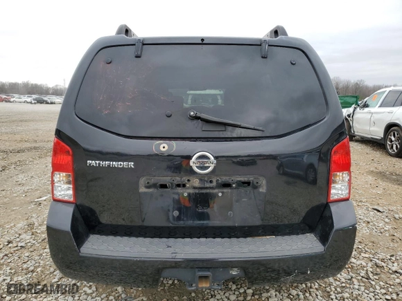 2012 Nissan Pathfinder SV with VIN 5N1AR1NN0CC616445, listed as a Copart auction lot 43601995 with 0 mi miles and Salvage Title. Bid and sale history available at carsss.com. Image 6.