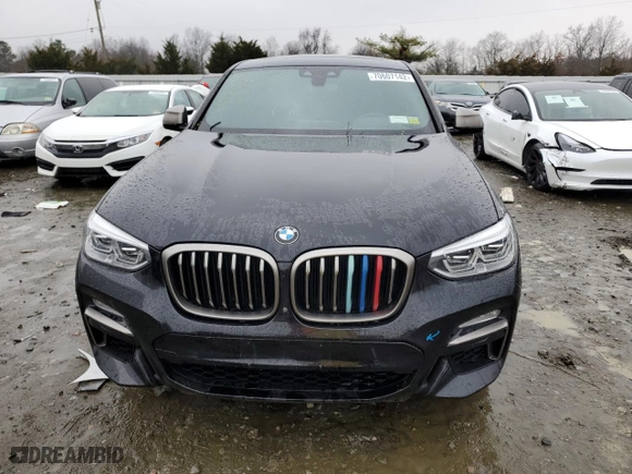 2019 BMW X4 M40i with VIN 5UXUJ5C58KLJ64373, listed as a Copart auction lot 70607142 with 0 mi miles. Bid and sale history available at carsss.com. Image 5.